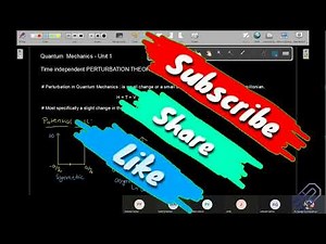 Advanced Quantum Mechanics | Lecture 1 | Basics of Perturbation theory