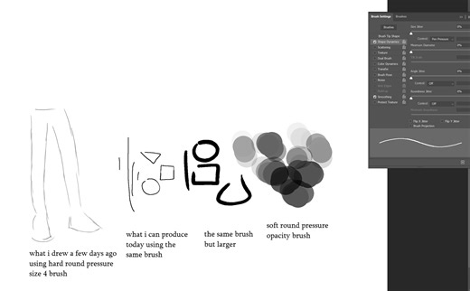 Wacom pen pressure not working, brushes acting strangely