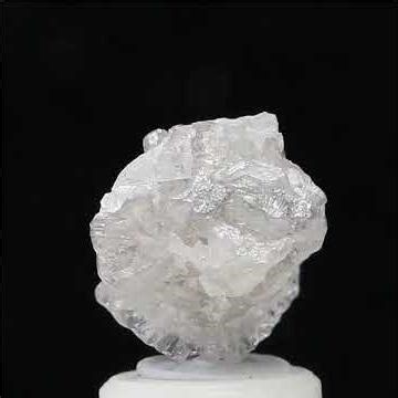 Uncut rare diamond 1.24tcw snow white natural cube shape raw diamond