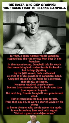 The Boxer Who Died Standing — The Tragic Fight of Frankie Campbell
