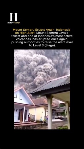 The History Hunter | Mount Semeru Erupts Again — Indonesia on High Alert 🌋 📝 Caption: Mount Semeru — Java’s tallest and one of Indonesia’s most active... | Instagram