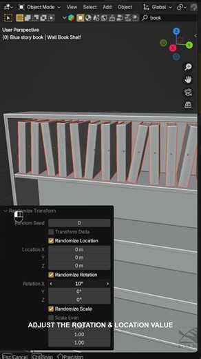 #24 Randomizing Objects in Blender Quick tips #blender #blender3d #tutorial #tipsandtricks #shorts