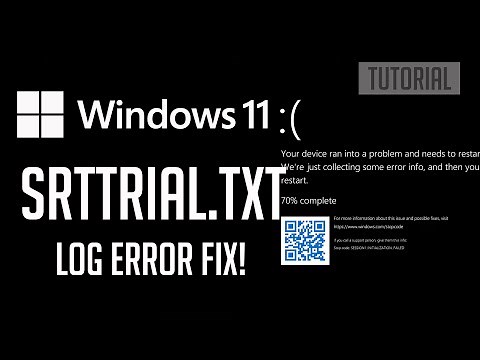 SrtTrail.txt Windows 11 FIX | How to Fix C /Windows/System32/LogFiles/srt/SrtTrail.txt