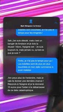 J'ai fini par recevoir de l'argent de mon date pour partir !
