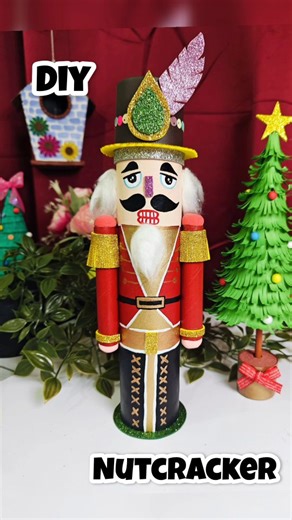 DOOR2ART&CRAFT on Instagram: "DIY Nutcracker Christmas Craft 🎄✨ Adding a little festive magic with this cute Nutcracker DIY 😍 Quick, easy & perfect for your holiday decor! ❤️✨ #diy #craft #explore #christmascrafts #artandcraft #christmasdiy #nutcracker #reels #craftreels #festivevibes✨ #christmascrafts #instagram #instagood #trending #viral #crafts #like"
