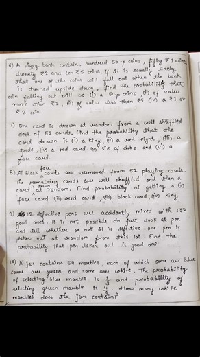 Understand the basics of probability with easy explanations and important questions for board exam .