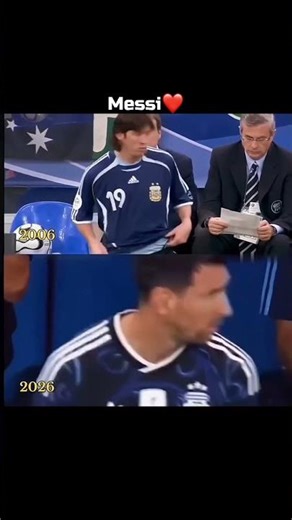 Messi in 20 years❤️| #messi #football #argentina