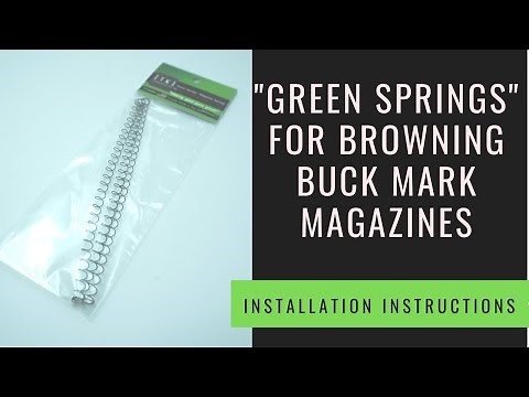 TANDEMKROSS | "Green Springs" for Browning Buck Mark Magazines | Install Instructions
