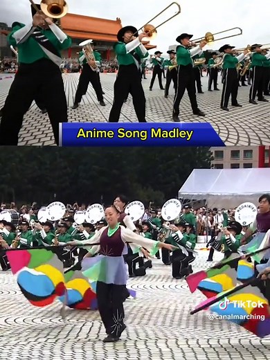 Nodai Second High School Marching Band Anime Song Mashup Performance