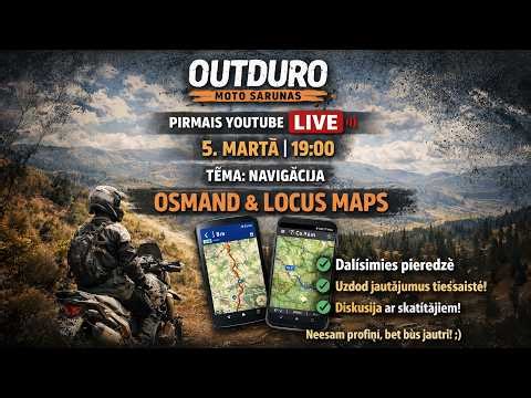 Navigācija ADV braucējiem | OsmAnd & Locus Maps pieredze + Jautājumi LIVE