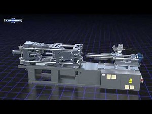 KK Series Servo High-End Injection Molding Machine 3D Animation Video