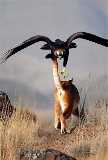 Puma Ambushes a Giant Eagle — Real Predator Showdown