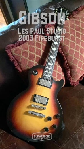 🔥 Gibson Les Paul Studio 2003 Fireburst #lespaul #morepaul #smokin GuitarNiche.com #shorts