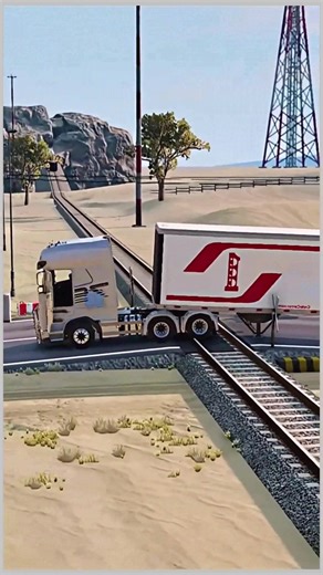 Realistic Highway Car Crashes 🚗 #beamngdrive #simulator | Smokey tire