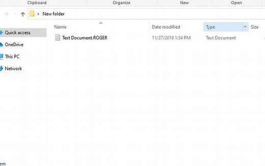 .ROGER Virus File (Dharma Ransomware) – Remove It