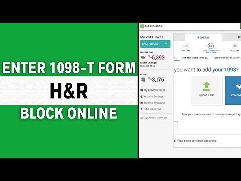 How to Enter 1098-T on H&R Block (Full Guide)