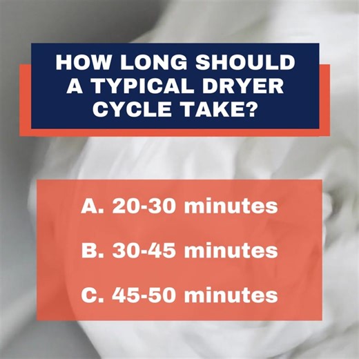 20 reactions | If your clothes dryer takes longer than the average drying cycle time, it could be a sign your dryer needs a little T.L.C! Head to our blog to find out: https://www.mrappliance.com/blog/2020/september/how-long-does-a-dryer-take-is-mine-too-slow-/ | Mr. Appliance | Facebook