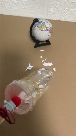 Make a Mini Vacuum Cleaner Using a Water Bottle | Simple Experimentl