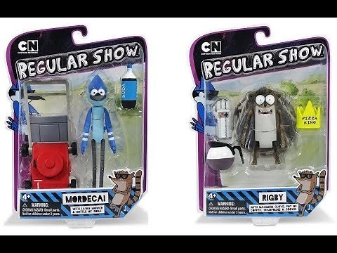Regular Show Mordecai & Rigby action figures review