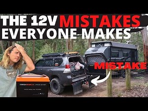 HAVE YOU MADE THIS MISTAKE? SIMPLE, AFFORDABLE OFFGRID 12V solar panel Caravan 4WD/ EASY DIY TIPS