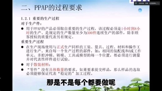 2.PPAP过程要求