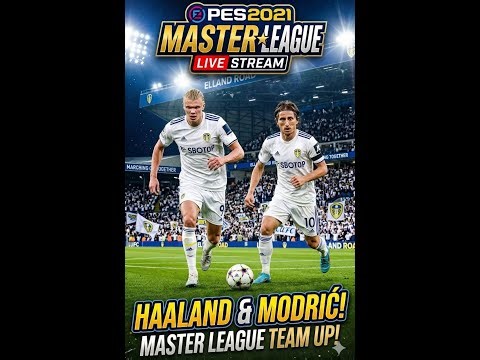 HAALAND & MODRIĆ UNSTOPPABLE! ⚽ PES 2021 Master League Team Up LIVE