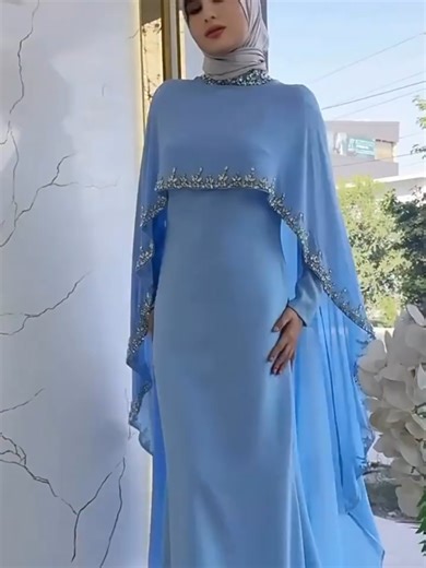 Elegant Light Blue Dress for Formal Events