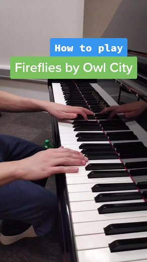 FIREFLIES Piano Tutorial by Owl City