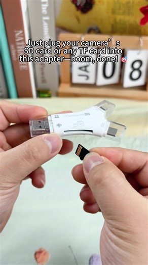 If you bought the camera but not the SD Card readers….#cardreader #sdcardreader #tiktokshop