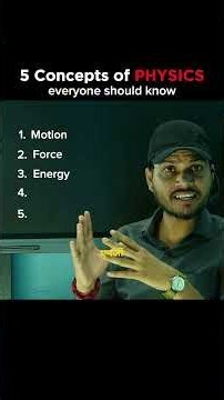 5 Concepts of Physics #science