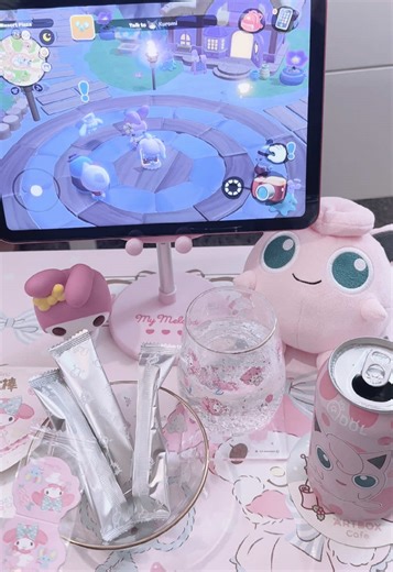 A store near me started selling peach water in a pink jigglypuff can!! So happy🌸🎀💗 #pinkaesthetic #cutecore #kawaii #vlog #mymelody