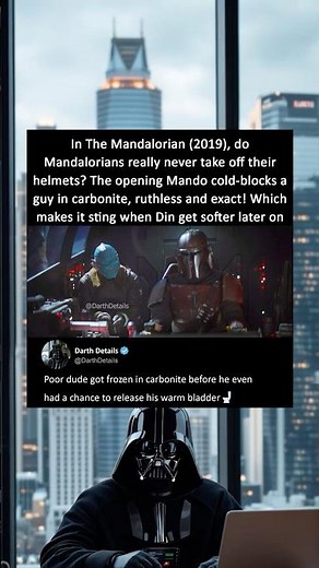 Why the Mando Keeps His Helmet On