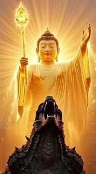Buddha vs. Godzilla: The Battle of Good and Evil #buddha #viral