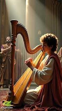 David Plays Harp Before King Saul (1 Samuel 16:23) | Heavenly Healing Music for Meditation & Rest