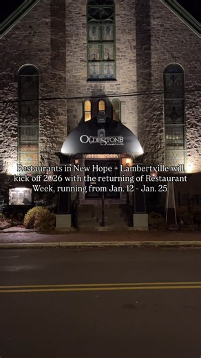 Learn more👇 The two-week event is a joint effort between the @visitnewhope of Commerce and the @explorelambertville. More than two dozen restaurants on both sides of the Delaware River will offer three-course prix fixe lunch and dinner menus priced from $25 to $55, helping support the local dining scene during a typically slow winter period. Some of the participants restaurants Pennsylvania (New Hope): @birdsnestgrille @blackbasshotel @ghnewhope @loganinnpa @goldenpheasantinn @martinesriverhous