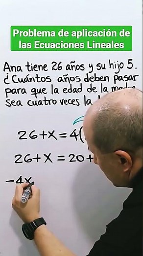 Linear Equations | Problem 1 #shorts by #julioprofe
