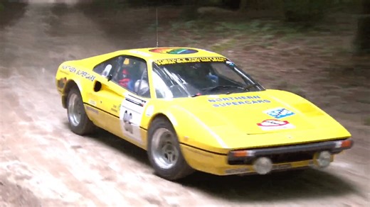 Ever seen a #Ferrari rally car before? The 308 GTB was built as a Group 4 rally car by Michelotto. Seeing and hearing this V8-powered Ferrari on the stages in the late '70s to '80s must've been a shock to the system! #FOS #Ferrari308 | Goodwood Festival of Speed