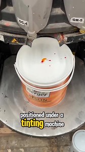 12K views | This process creates custom paint colors by adding pigments to a container! #paints #painting #painter | Ciano Enelyn | Facebook