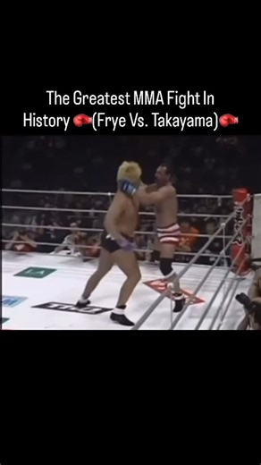 Mr. Decoder of History on Instagram: "On June 23, 2002 at Pride 21: Demolition in Japan, fight fans witnessed one of the most brutal and unforgettable battles in MMA history: Don Frye vs. Yoshihiro Takayama. Just seconds into the fight, Frye and Takayama grabbed each other by the back of the head and began throwing punches no defense, no backing up, just standing toe-to-toe in the center of the ring trading bombs. For nearly 30 seconds straight, neither man stepped away. It looked less like a sp