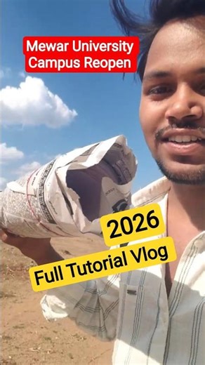First Day in Mewar University | #mewaruniversity