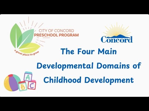 City of Concord Preschool Program - The Four Main Developmental Domains of Childhood Development