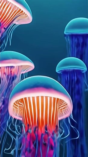 Glowing Deep-Sea Wonders: Bioluminescent Anglerfish in Neon Depths Clearly