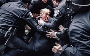 AI-faked images of Donald Trump’s imagined arrest swirl on Twitter