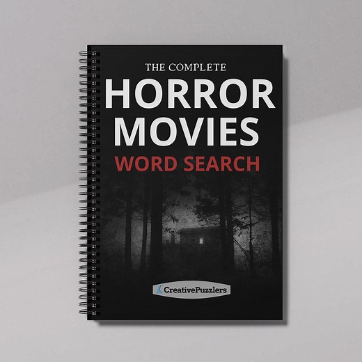 Horror Movies Word Search: 100 Horror Themed Puzzles, Horror Movie Lover Gifts - Etsy
