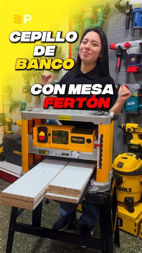 🤗Quita todas las imperfecciones de una madera en segundos😉 🤗Cepillo de banco con mesa FERTON😱 ✅A solo 1250 soles💸 #ferretería #herramientas #madera #construcción #carpinteria | Ferreterías Pacco
