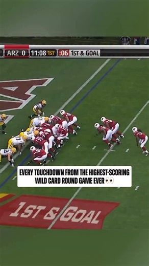 NFL on Instagram: "Scoreboard couldn’t keep up for this 2009 Wild Card match up between @packers and @azcardinals 😮‍💨"