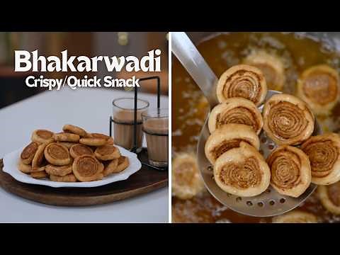 How to make Bhakarwadi? Crispy Bakarwadi | Namkeen Recipe | Crispy Snacks | Kunal Kapur Recipes