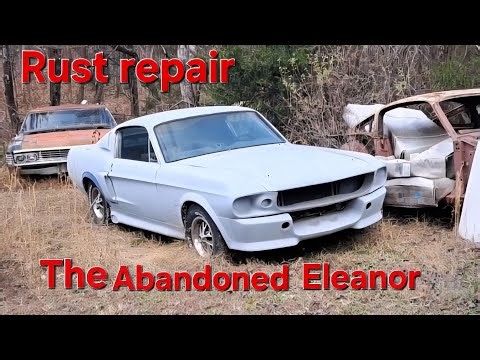 Abandoned Eleanor mustang gets some much needed rust repair. Cowl replacement