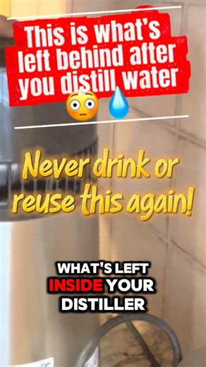 Ever wonder what’s left behind after distilling water? 👀 Don’t reuse it — that’s everything your VEVOR distiller removes! 💧 Making pure, clean water at home has never been easier. No more bottled water, no plastic waste, and no guessing what’s in your water. Tap the orange cart and start taking control of your water today. ♻️✨ #DistilledWater #CleanWaterLiving #EcoFriendlyHome #HealthyHydration #savemoneytips | Naturally Made From Heaven