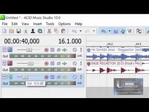 Tutorial #2 Cuadrar y Montar Base en acid music studio 10 (Rodry Mix Bolivia)